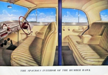 Humber Hawk Modelprogram 1952 Carbrochure (2100)